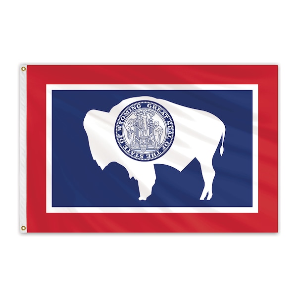 Wyoming Outdoor Nylon Flag 4'x6'